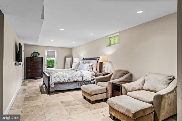 61 Brooks Rd, Moorestown, NJ 08057 - bedroom with baseboards and recessed lighting