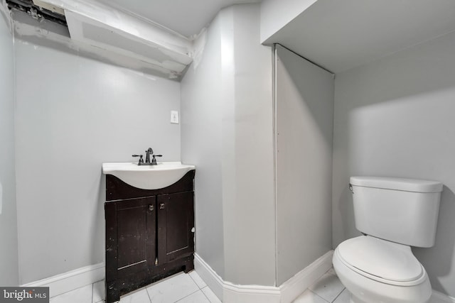 100 Powelton Ave, Lansdowne, PA 19050 - half bath featuring vanity and tile patterned flooring