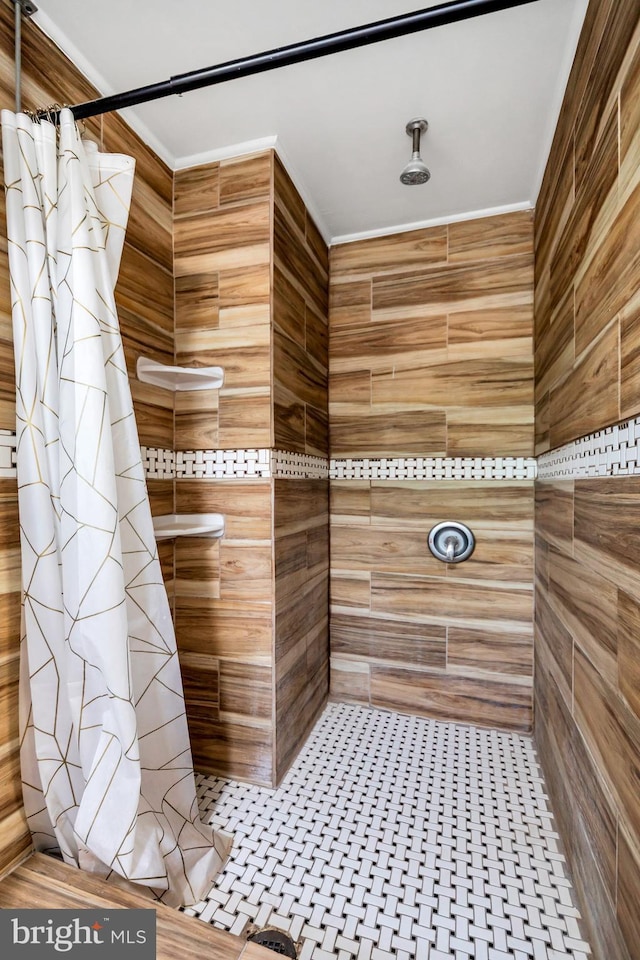 100 Powelton Ave, Lansdowne, PA 19050 - full bath featuring tiled shower and a sauna