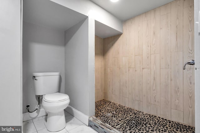 100 Powelton Ave, Lansdowne, PA 19050 - bathroom featuring a tile shower and toilet