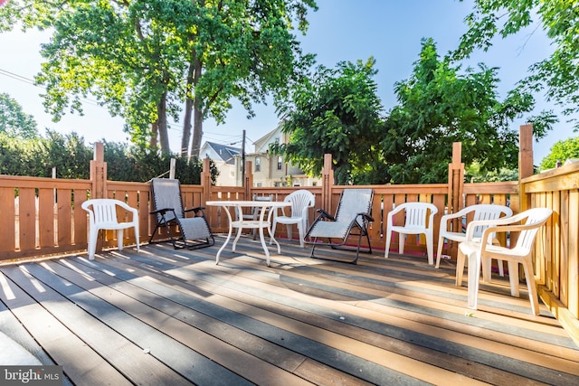 100 Powelton Ave, Lansdowne, PA 19050 - view of wooden deck