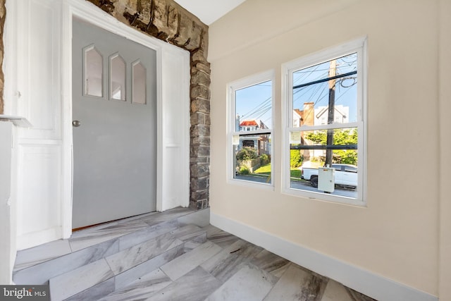100 Powelton Ave, Lansdowne, PA 19050 - entrance foyer with baseboards