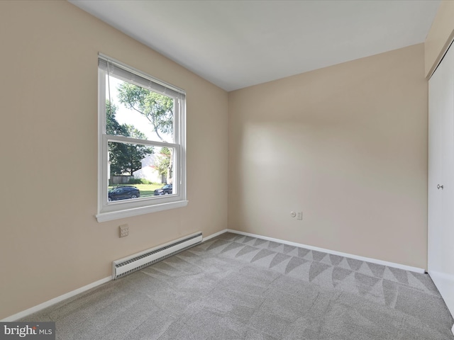 171 Tanglewood Ln, Lancaster, PA 17601 - spare room with a baseboard heating unit and carpet