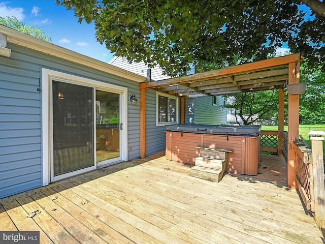 171 Tanglewood Ln, Lancaster, PA 17601 - deck with a hot tub