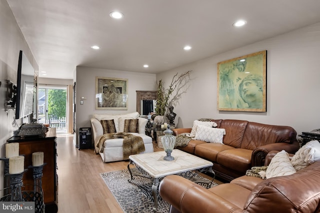 811 Darrett Ct, Sewell, NJ 08080 - living room with light wood-style floors and recessed lighting