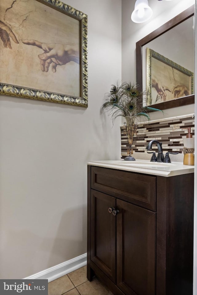 811 Darrett Ct, Sewell, NJ 08080 - bathroom with vanity and tile patterned flooring
