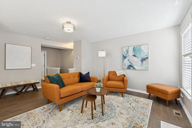 44203 Litchfield Ter, Ashburn, VA 20147 - living area with wood finished floors and healthy amount of natural light