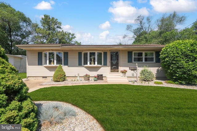 656 Windsor Ave, Maple Shade, NJ 08052 - rear view of house featuring a lawn and crawl space