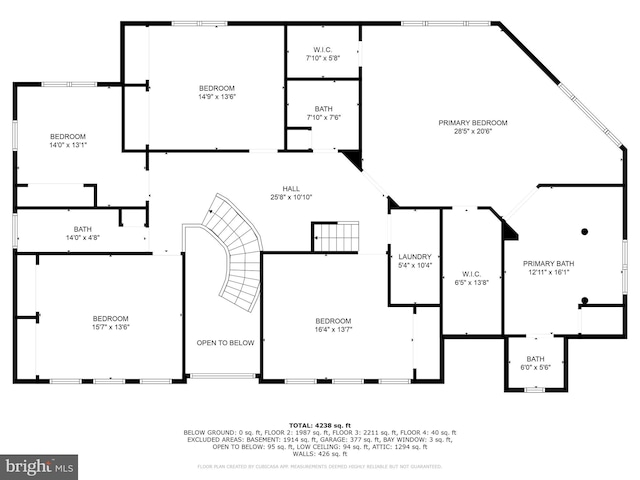 3213 Hatton Rd, Baltimore, MD 21208 - view of room layout