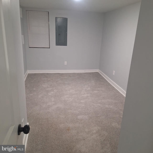 1716 N Monroe St, Baltimore, MD 21217 - empty room featuring electric panel and carpet floors