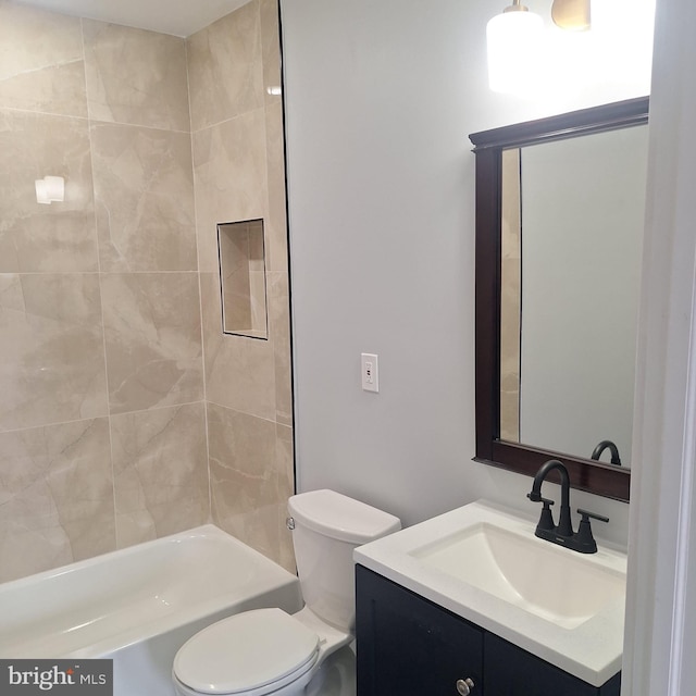 1716 N Monroe St, Baltimore, MD 21217 - bathroom with vanity and shower / washtub combination