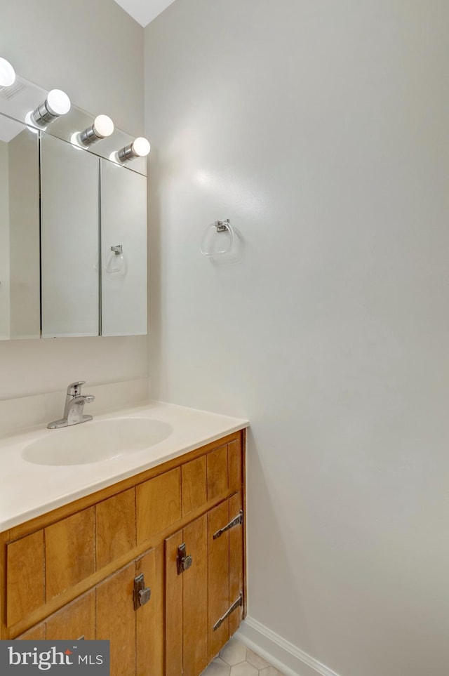 504 Pow Morr Dr, Front Royal, VA 22630 - bathroom featuring vanity and tile patterned floors