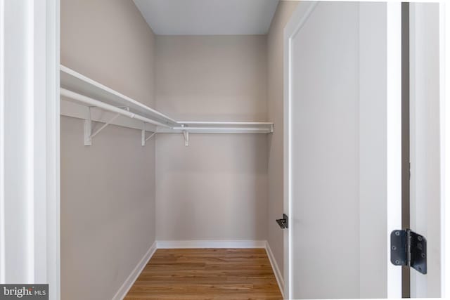 1358 Florida Ave NE Unit Ph-02, Washington, DC 20002 - walk in closet with wood finished floors