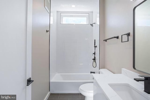 1358 Florida Ave NE Unit Ph-02, Washington, DC 20002 - full bath with vanity, shower / bath combination, and tile patterned flooring