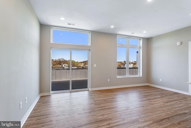 1358 Florida Ave NE Unit Ph-02, Washington, DC 20002 - spare room featuring wood finished floors and recessed lighting