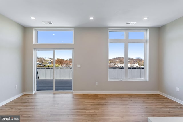1358 Florida Ave NE Unit Ph-02, Washington, DC 20002 - spare room featuring light wood finished floors and recessed lighting
