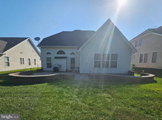 7 Honeysuckle Dr, Manahawkin, NJ 08005 - rear view of house with a patio area and a yard