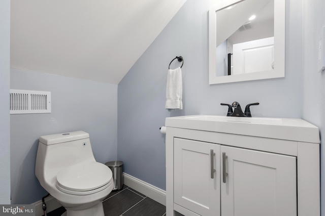 1555 Lukens Ave, Abington, PA 19001 - bathroom with vanity and lofted ceiling