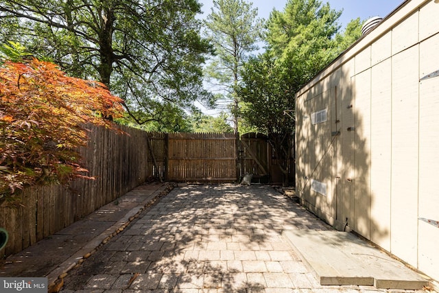 8218 Carrleigh Pkwy Unit 10, Springfield, VA 22152 - view of patio / terrace featuring a gate