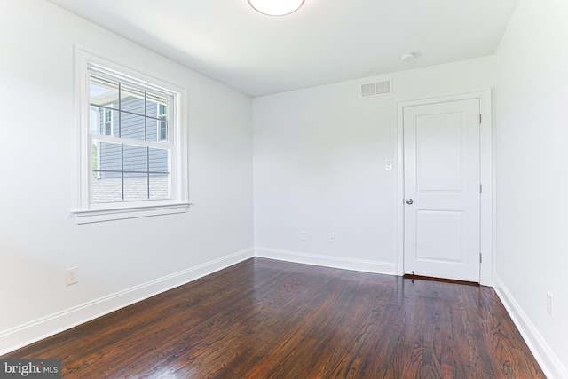 228 Warren Blvd, Broomall, PA 19008 - unfurnished room featuring dark wood-type flooring and a smoke detector