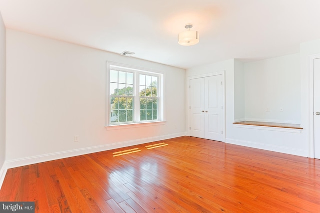 228 Warren Blvd, Broomall, PA 19008 - unfurnished bedroom featuring hardwood / wood-style floors and a closet
