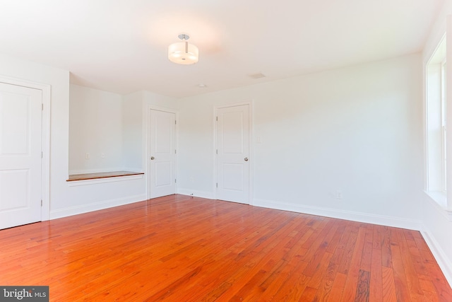 228 Warren Blvd, Broomall, PA 19008 - unfurnished room with hardwood / wood-style flooring and baseboards