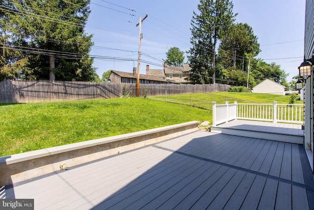 228 Warren Blvd, Broomall, PA 19008 - view of wooden deck