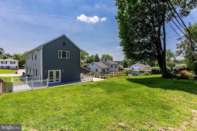 228 Warren Blvd, Broomall, PA 19008 - rear view of property featuring french doors and a patio area