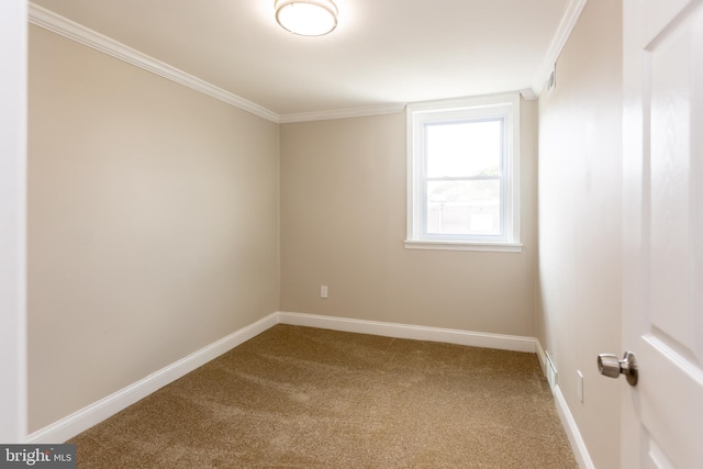 136 Chadwick Ave, Linwood, PA 19061 - carpeted spare room featuring baseboards and crown molding