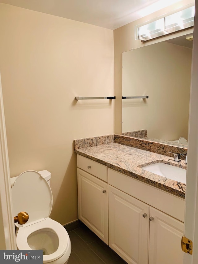 5800 Nicholson Ln Unit 1-908, Rockville, MD 20852 - half bath with vanity and tile patterned floors