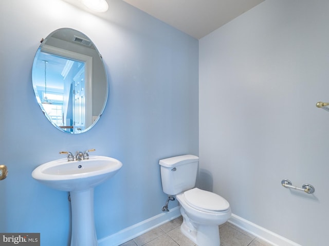 591 Odendhal Ave Unit 591, Gaithersburg, MD 20877 - half bathroom with toilet and tile patterned flooring