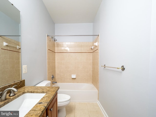 591 Odendhal Ave Unit 591, Gaithersburg, MD 20877 - bathroom featuring tile patterned flooring, vanity, and shower / washtub combination