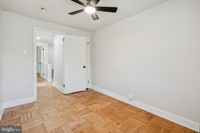 805 Windsor Cir, Folcroft, PA 19032 - empty room with a ceiling fan and a smoke detector