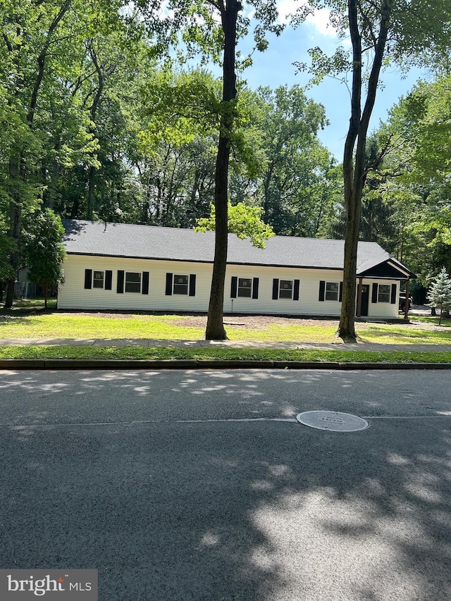 57 Ranoldo Ter, Cherry Hill, NJ 08034 - single story home featuring a front lawn and view of scattered trees