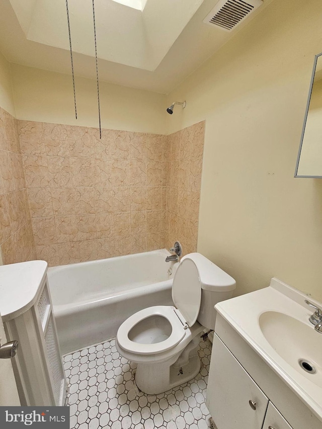 3902 Howland St, Philadelphia, PA 19124 - bathroom featuring bathing tub / shower combination, vanity, and tile patterned floors