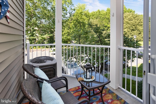 8 Cheverny Ct, Hamilton, NJ 08619 - balcony featuring view of wooded area