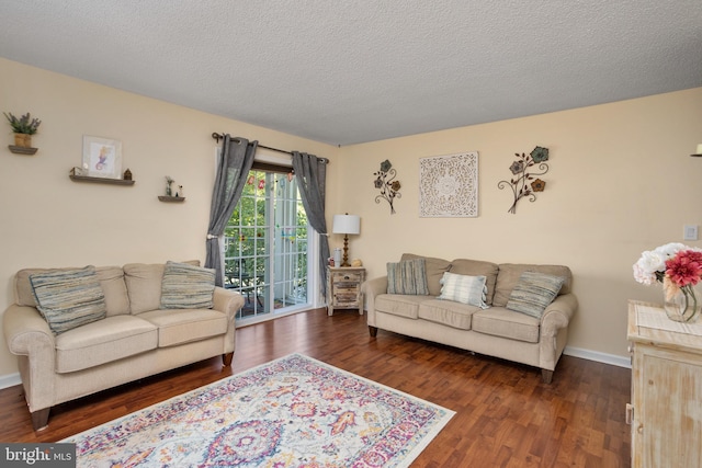 8 Cheverny Ct, Hamilton, NJ 08619 - living area featuring wood finished floors and a textured ceiling