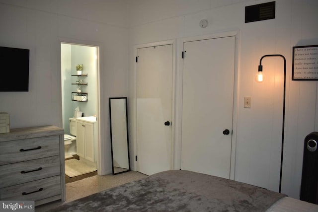 53 Snow Bird Trl, Fairfield, PA 17320 - unfurnished bedroom featuring dark aggregate flooring and ensuite bathroom