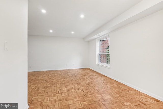 4000 Gypsy Ln Unit 529, Philadelphia, PA 19129 - unfurnished room with recessed lighting and baseboards