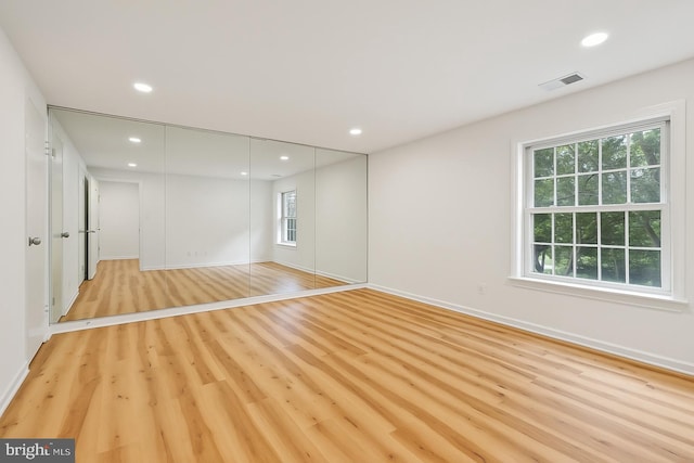 4000 Gypsy Ln Unit 529, Philadelphia, PA 19129 - unfurnished room with plenty of natural light, recessed lighting, and light wood-type flooring