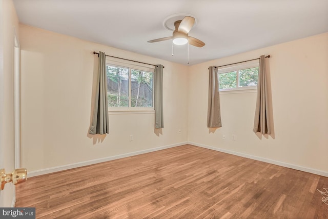 5606 Eastbourne Dr, Springfield, VA 22151 - unfurnished room featuring wood finished floors and a ceiling fan