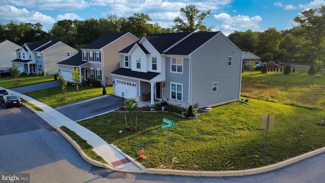 15 Long Bend Dr, Carlisle, PA 17015 - traditional home featuring asphalt driveway, a garage, and a front lawn