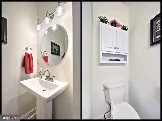 137 S E St, Spring Grove, PA 17362 - half bath with toilet and a sink