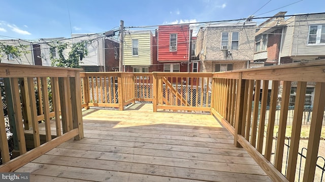 5841 Cedarhurst St, Philadelphia, PA 19143 - view of wooden deck