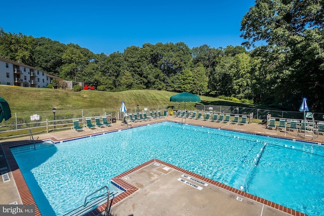 8384 Forrester Blvd, Springfield, VA 22152 - community pool with a patio