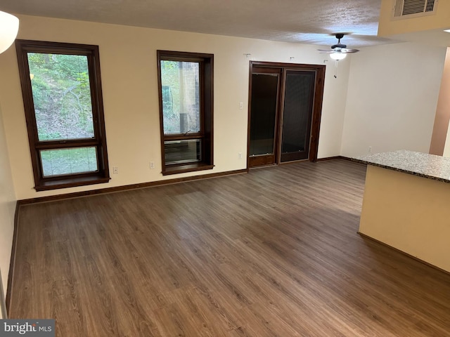 23311 Sugar Maple Ct Unit 1, California, MD 20619 - spare room with wood finished floors, a ceiling fan, and plenty of natural light