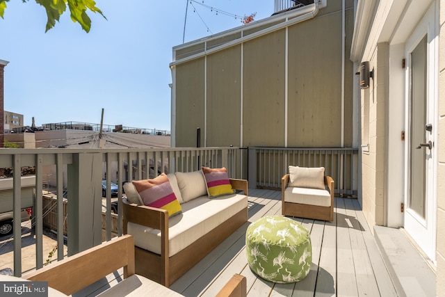 2431 Ontario Rd NW Unit 4, Washington, DC 20009 - wooden deck with outdoor lounge area