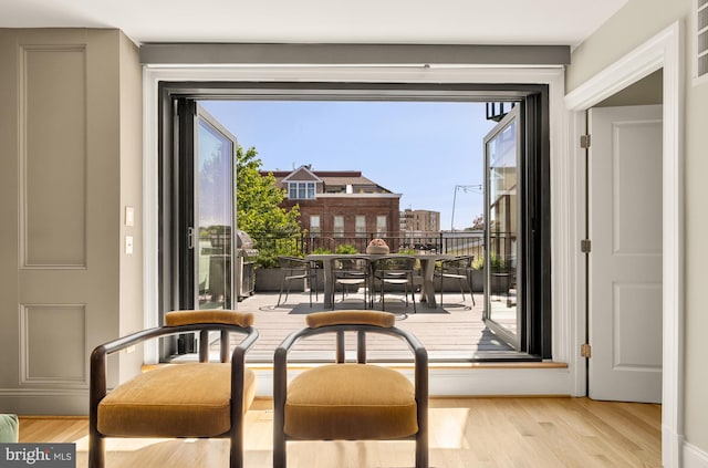 2431 Ontario Rd NW Unit 4, Washington, DC 20009 - dining area featuring wood finished floors