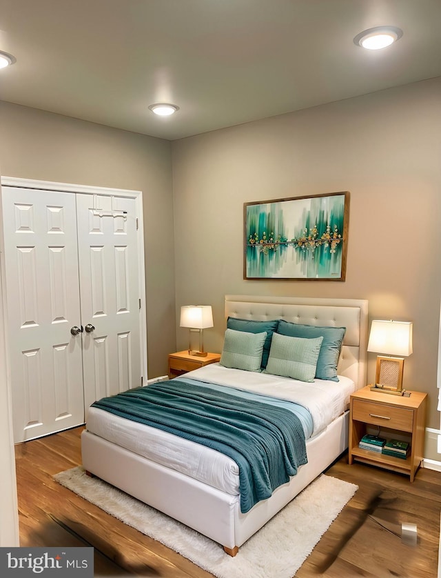 2647 N 17th St, Philadelphia, PA 19132 - bedroom with wood finished floors and a closet
