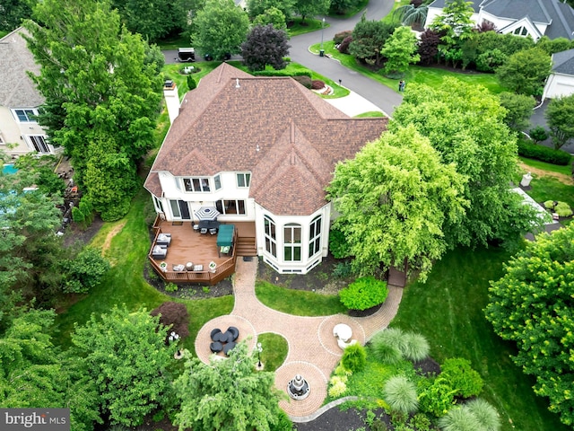 1126 Timbergate Dr, Jenkintown, PA 19046 - view from above of property